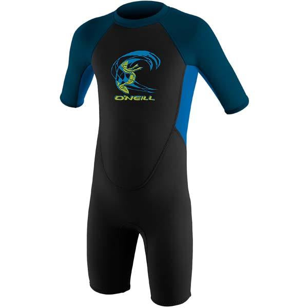 Boys' Reactor II 2MM Short Sleeve Spring Wetsuit for Kids - Perfect for Surfing, Swimming & Water Sports