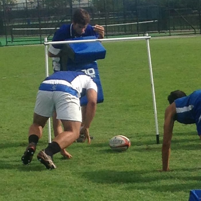 R80 Rugby Tackle Height Training Set - Hard Surface Practice Equipment for Rugby Drills & Skills Development | Perfect for Team Training, Solo Practice & Match Preparation