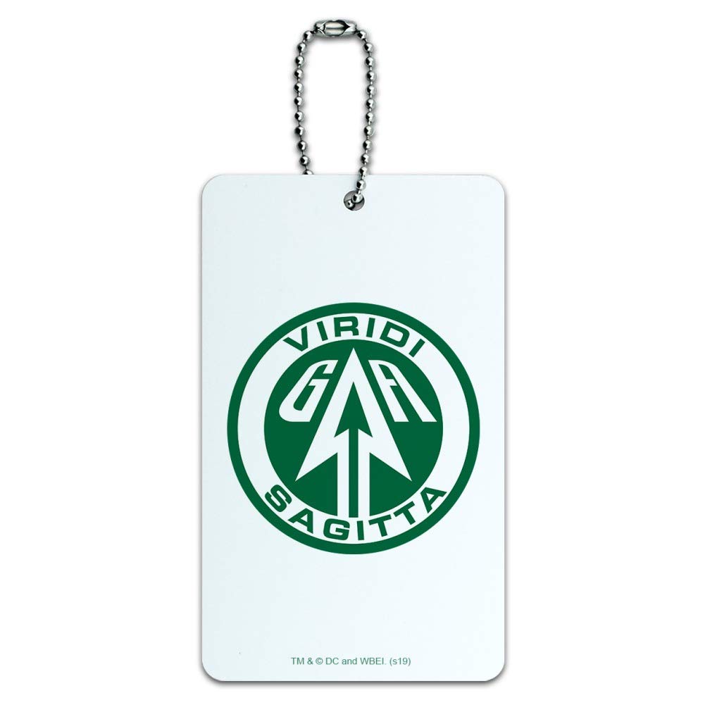 Arrow TV Series Sigil Luggage Tag - Durable Suitcase ID Card Holder for Carry-On Bags - Perfect for Travel, Business Trips & Vacation Identification
