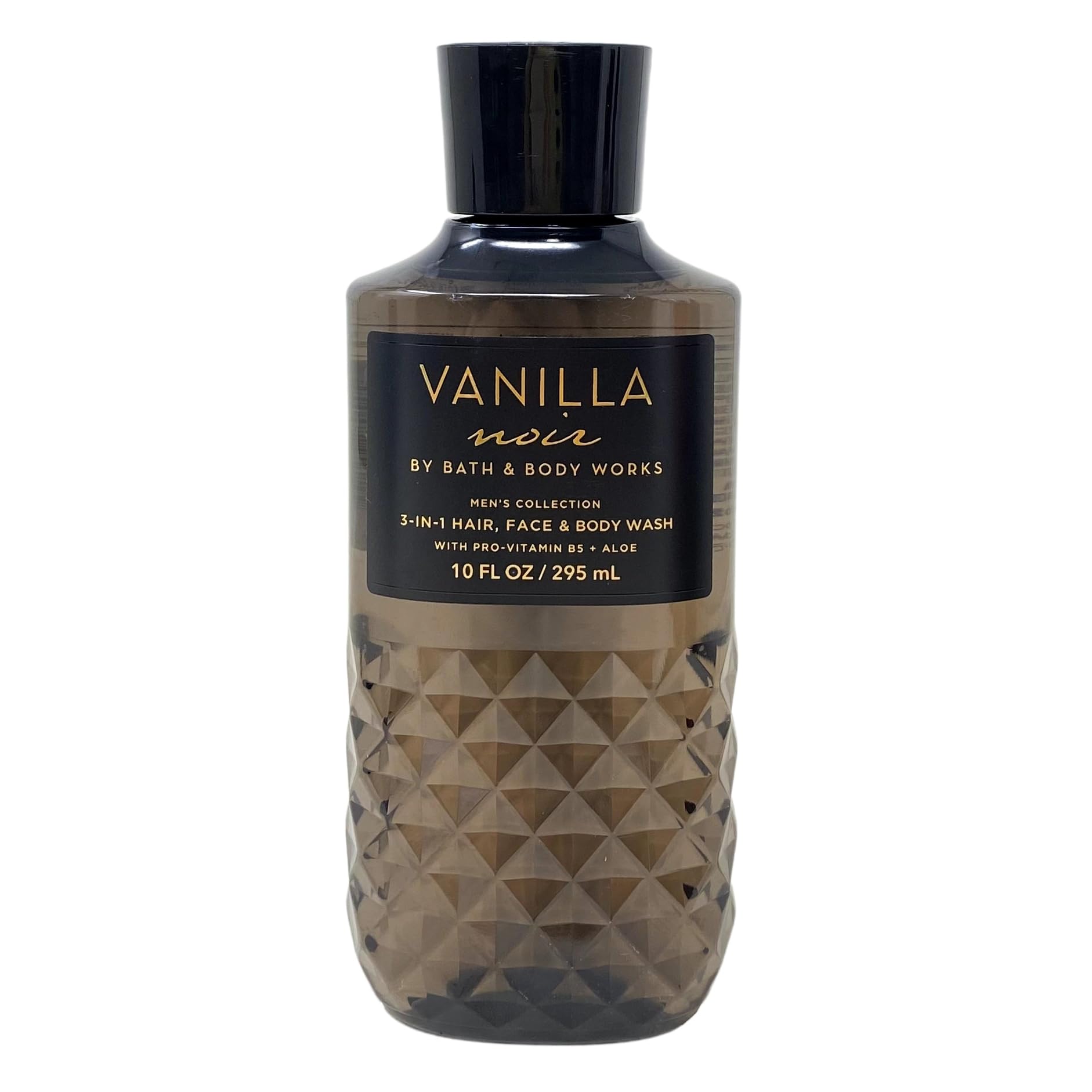 Bath & Body Works Men's Vanilla Noir Body Spray & 3-in-1 Hair Face Body Wash Set with Charcoal Scrub Soap Bar - Full Size Gift Bundle for Men's Grooming, Travel & Daily Hygiene Routine