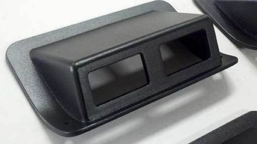 Hummer H1 Cast Aluminum Interior Door Window Switch Bezels (Black) - Set of 4 - Durable Upgrade for Off-Road Vehicles - Perfect for Jeep Wrangler & Truck Enthusiasts