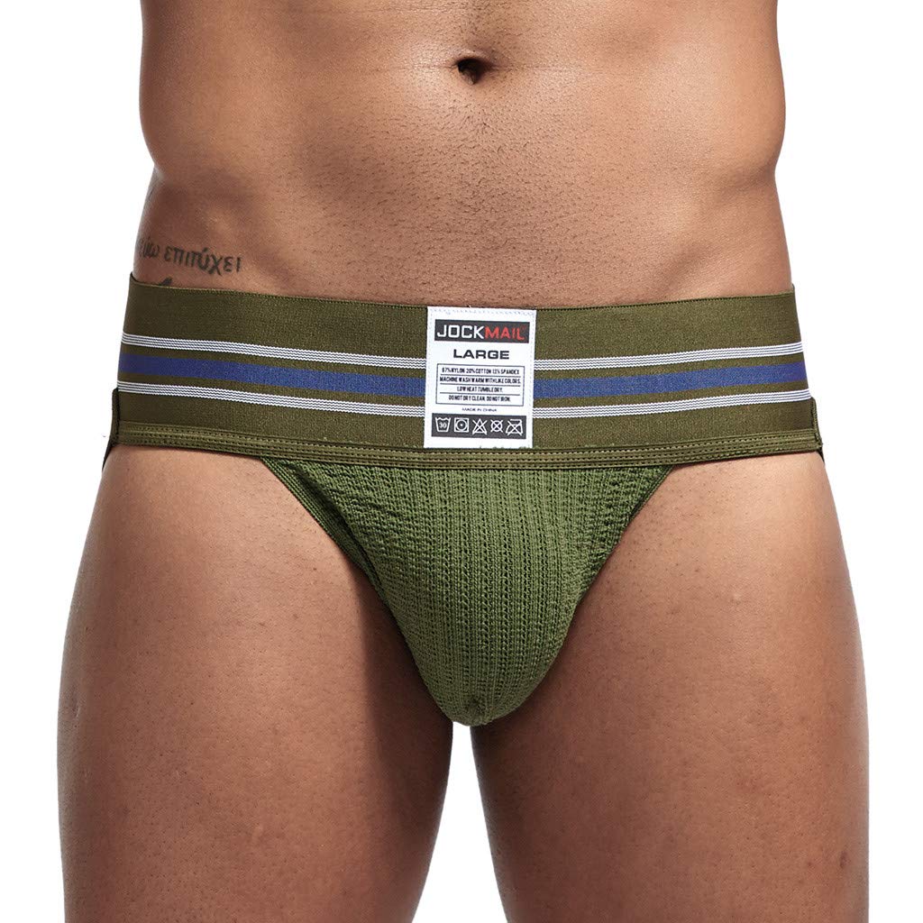 Men's Soft Comfortable Sexy Bulging Patchwork Underwear Shorts - Breathable Elephant Trunk Design for Daily Wear, Gym & Sleep
