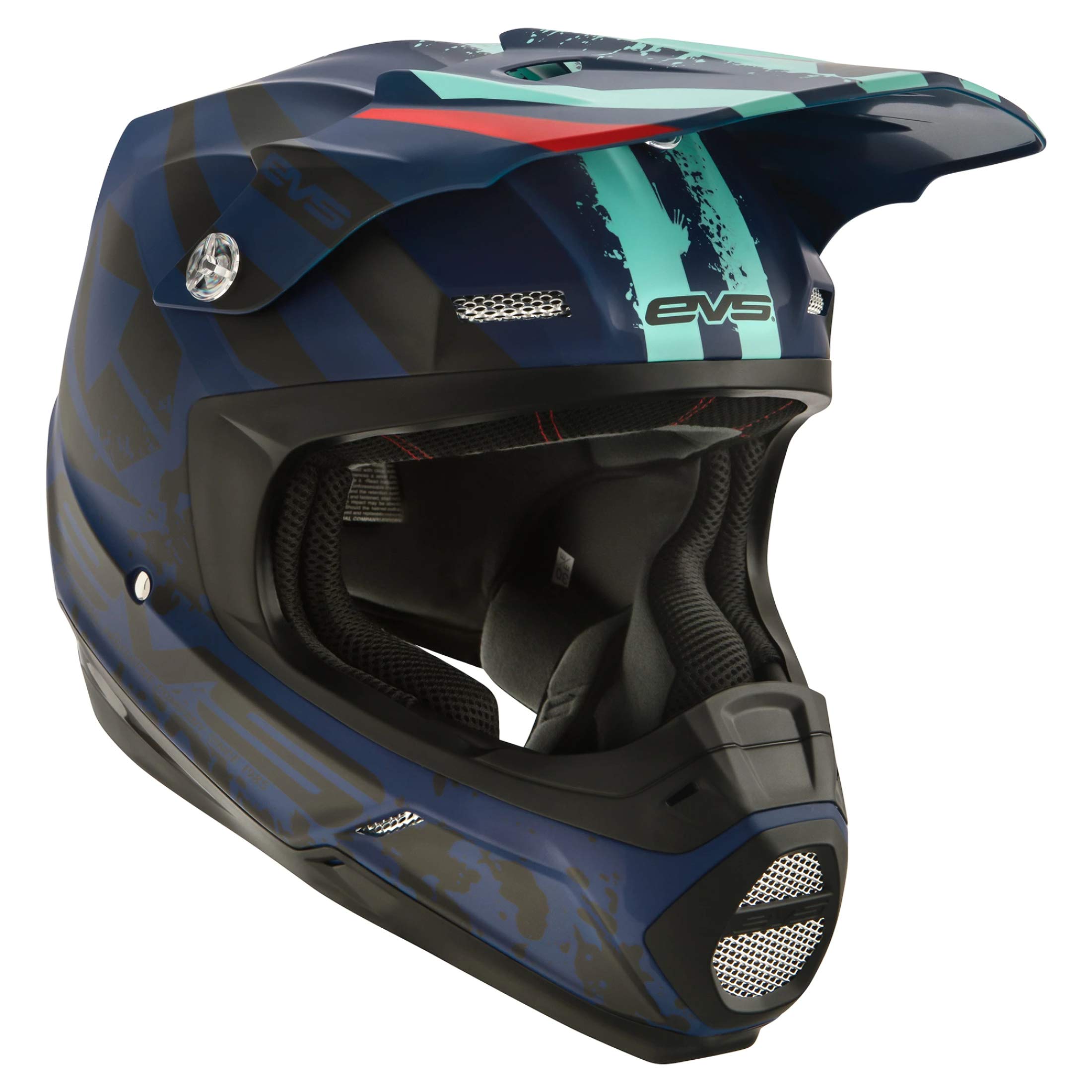 EVS Sports T5 Grappler Off-Road Full Face Motorcycle Helmet for Men & Women - DOT Certified Dirt Bike, ATV, MX Racing Helmet for Trail Riding & Adventure Motorcycling