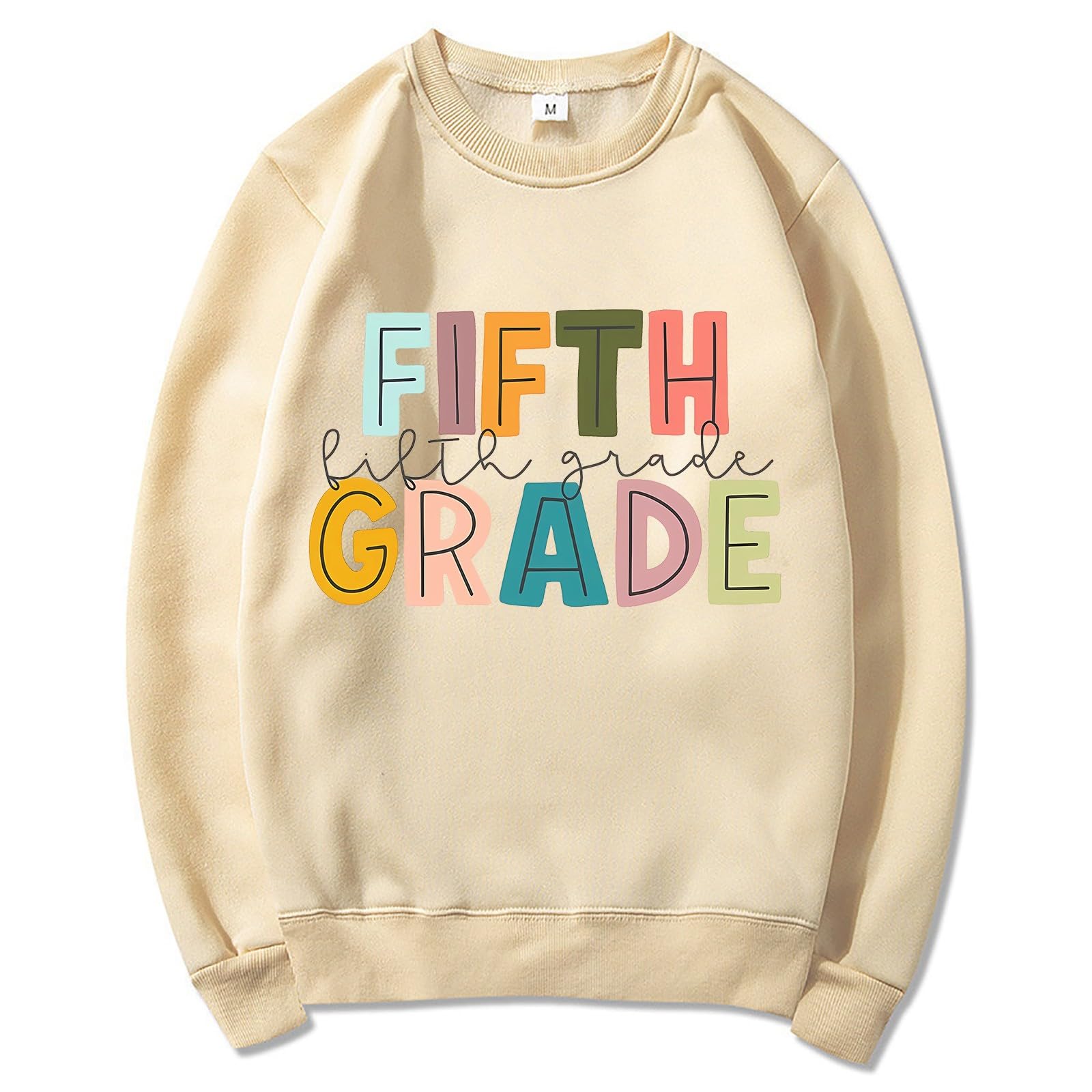 Women's Crewneck Sweatshirt - Soft Cotton Teacher Sweater for Back to School | First Day of School Outfit, Casual Teaching Tops for Educators | Perfect for Classroom, Staff Meetings & Teacher Appreciation Gifts