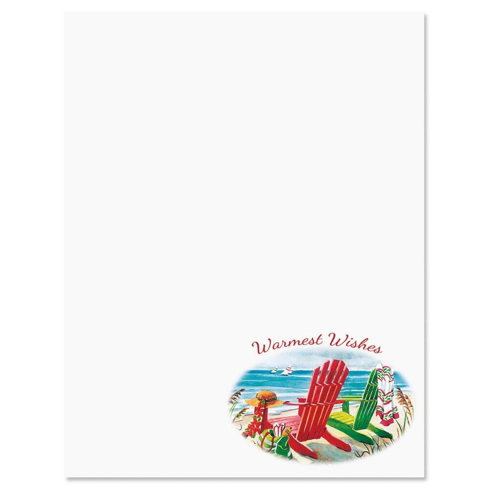 25-Pack Christmas Letter Papers - 8.5 x 11 Inch Holiday Stationery for Writing, Printing & Crafting | Perfect for Christmas Cards, Gift Tags & Holiday Decorations