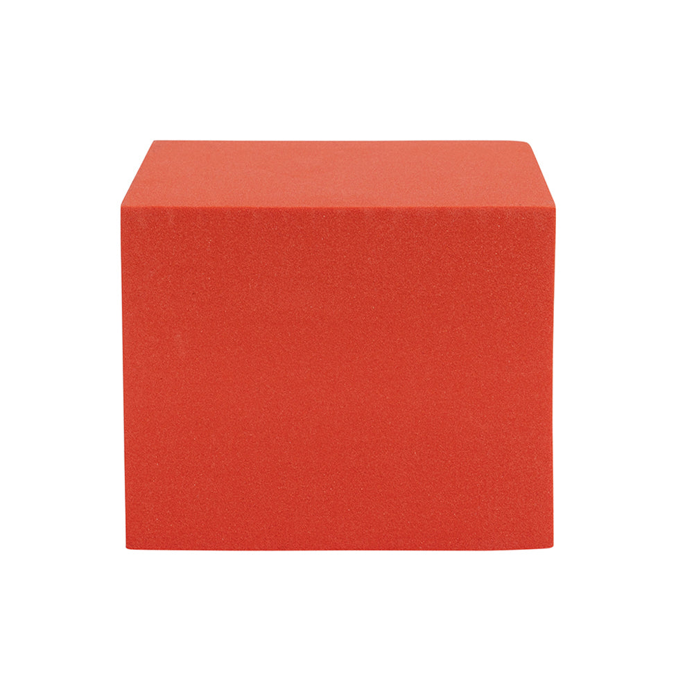 Red Velvet Geometric Foam Styling Props for Photography - 4 Pack Set | Perfect for Product Shoots, Blogging & Social Media Content Creation
