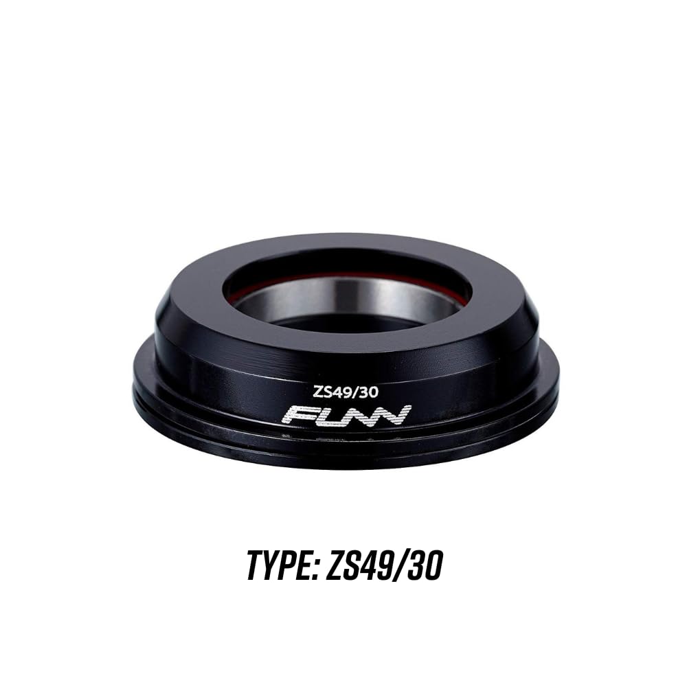 Premium FUNN Downhill Lower Headset with Angular Contact Bearings - High-Performance Steering System for Mountain Bikes, BMX, Road & Gravel Bikes | Ideal for Downhill Racing, Trail Riding & Off-Road Adventures