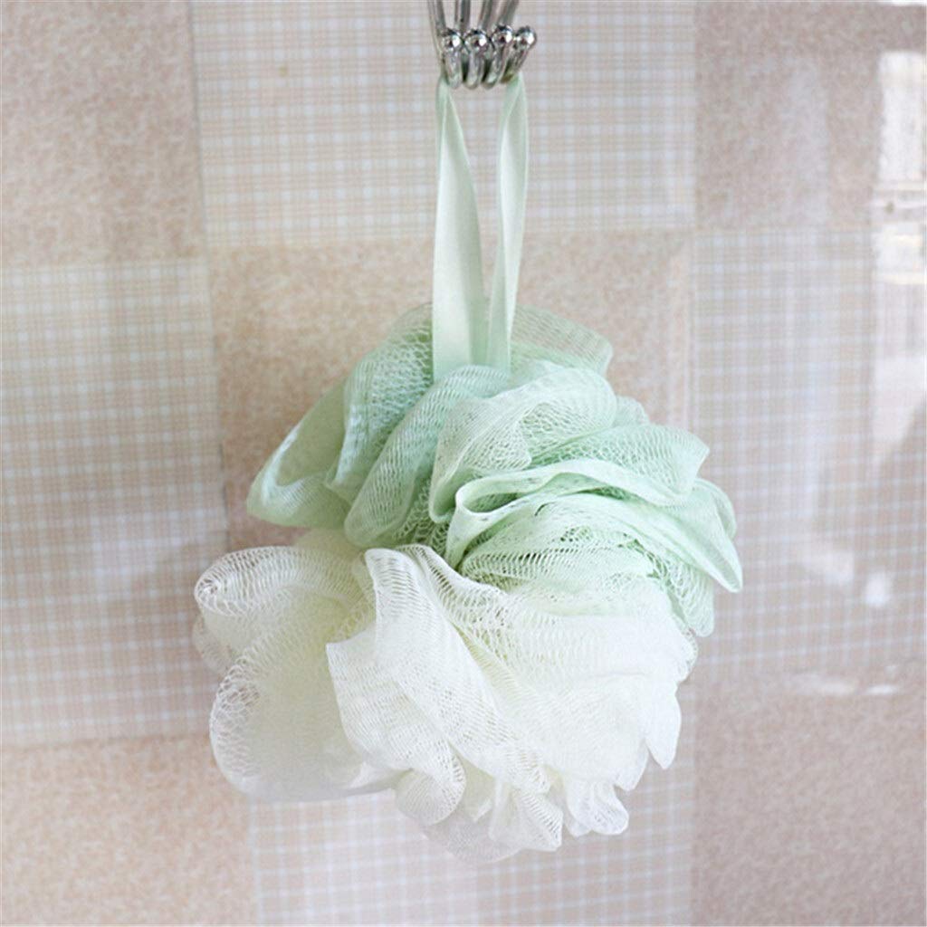 Premium Exfoliating Body Scrubber - Loofah Bath Sponge & Mesh Ball for Smooth Skin | Shower Washcloth, Beauty Towel & Body Brush | Ideal for Exfoliation, Cleansing & Relaxing in Bath or Shower (Color: Blue)