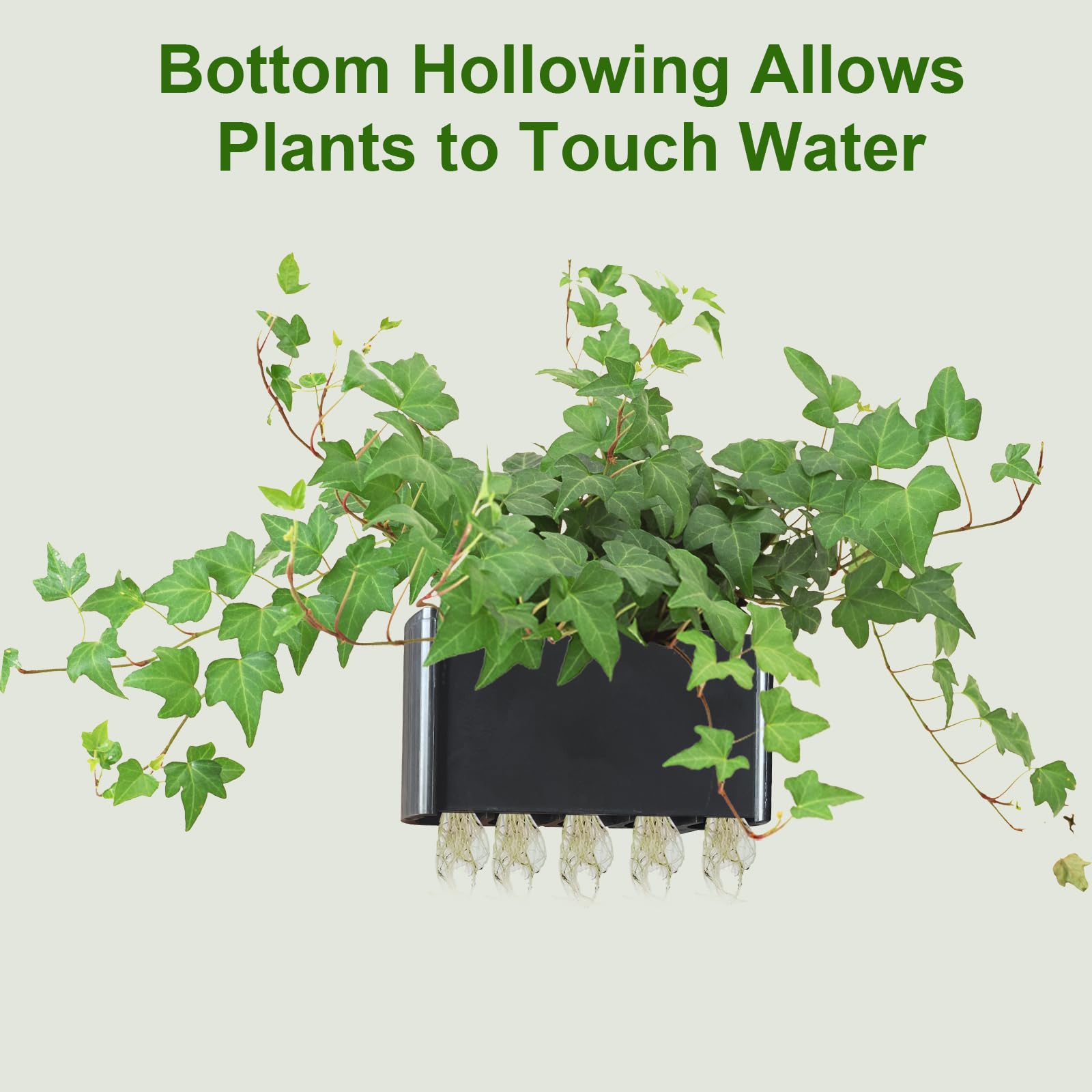 2 PCS Aquarium Plant Holder - Top Hanging Fish Tank Plant Pots for Aquatic Plants | Perfect for Aquascaping, Betta Fish Tanks & Water Feature Decoration