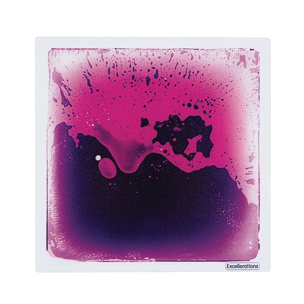 Excellerations Liquid Tile Shapes - Set of 6 Sensory Tiles for Kids - STEM Learning Toys for Early Childhood Education - Perfect for Classroom, Playroom & Sensory Play Activities
