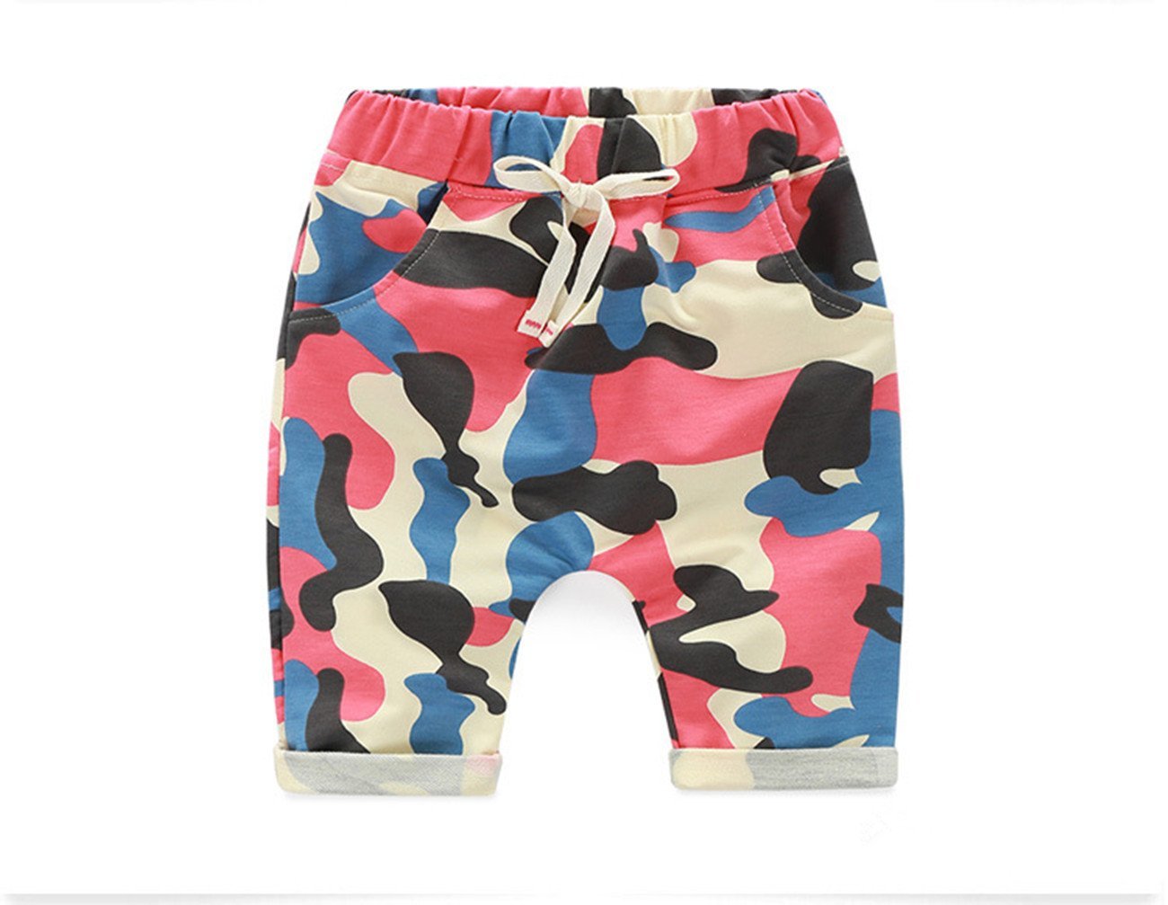 Kids Camouflage Shorts for Boys & Girls - Comfortable Summer Shorts for Outdoor Play, Camping, and Adventure