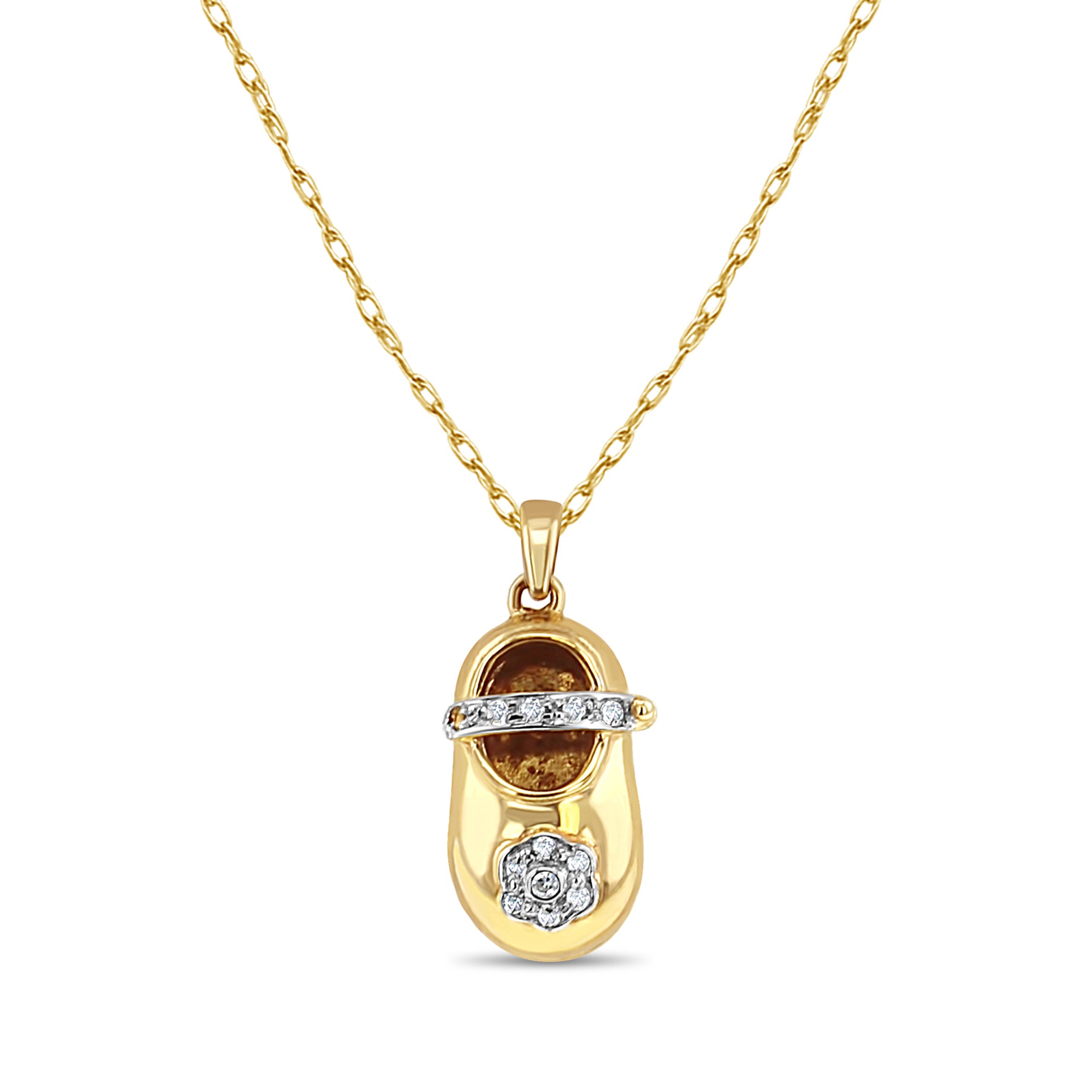 **Baby Girl Shoes with Diamond Accent & Charm Necklace – Elegant First Walkers for Special Occasions & Photo Shoots**