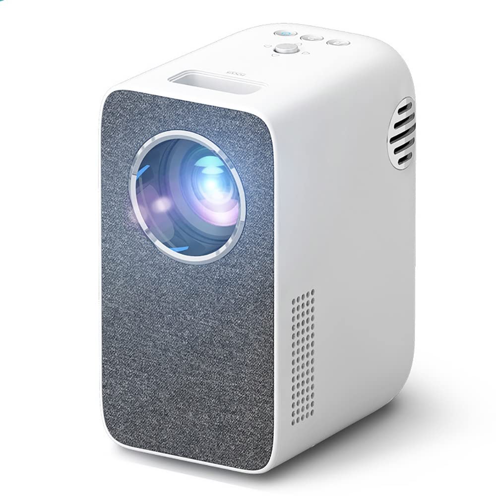 1080P WiFi Projector with 2500 Lumens - Wireless Screen Mirroring for iOS/Android - Keystone Correction & Zoom - HDMI/USB Ports - Perfect for Home Theater & Outdoor Movie Nights
