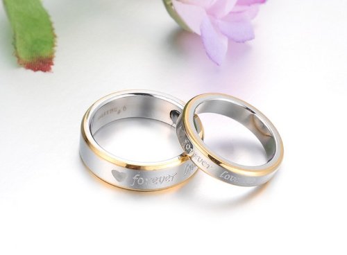 His & Hers Titanium Magnetic Wedding Bands - 6mm & 4mm Korean Style Hematite Rings for Couples (Sizes 5-10) - Perfect Anniversary Gift