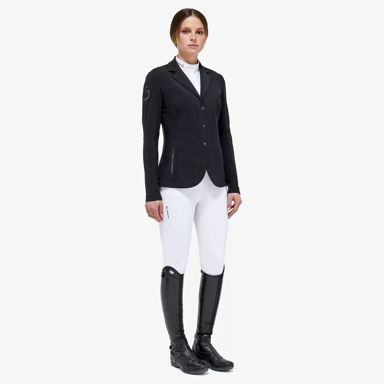 Cavalleria Toscana R Evo Light Tech Knit Riding Jacket - Breathable Equestrian Performance Jacket for Women - Perfect for Horseback Riding, Training & Outdoor Activities
