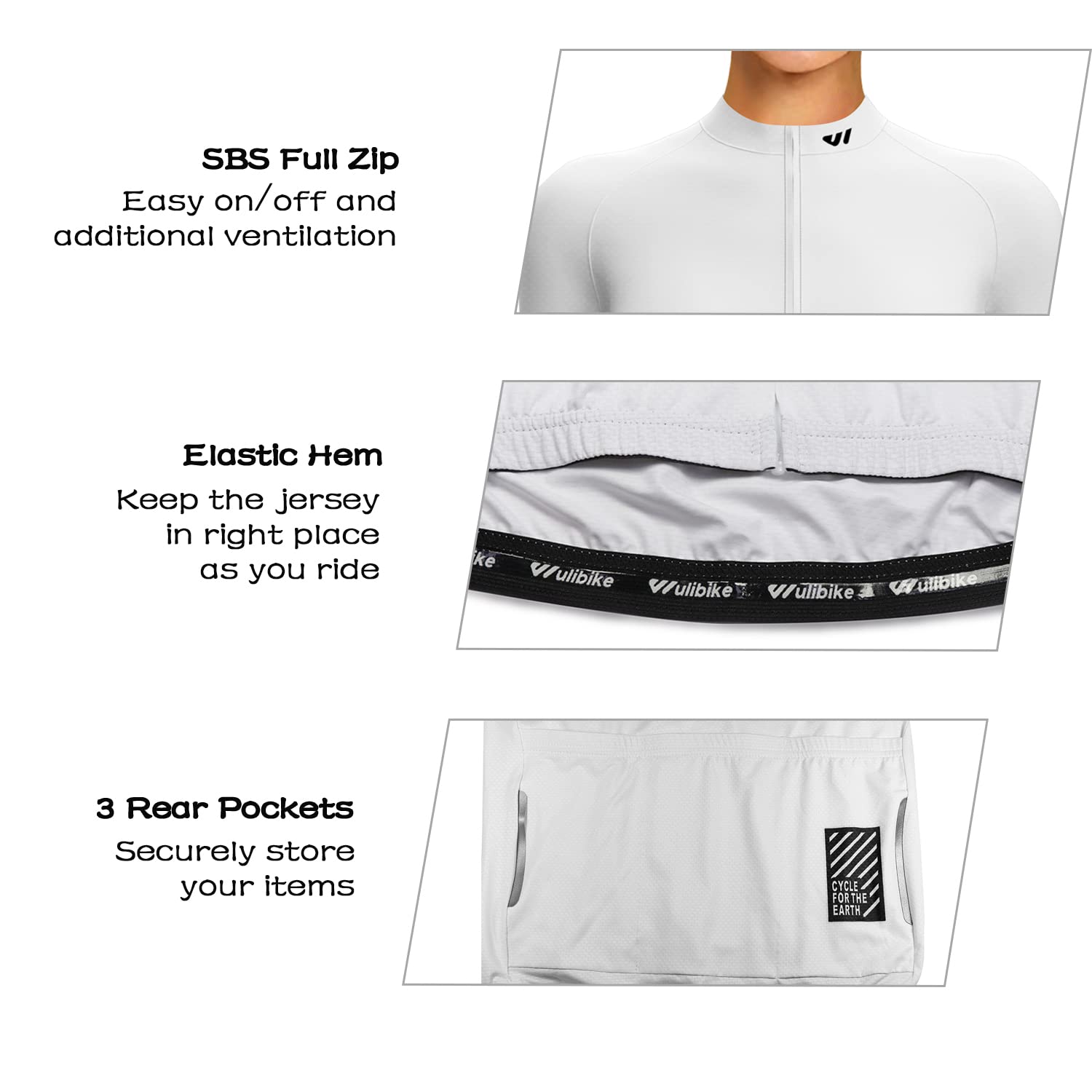 **Wulibike Women's Long Sleeve Cycling Jersey - Breathable Bike Shirt with Pockets for Road & Mountain Biking - Perfect for Commuting, Training & Outdoor Sports**