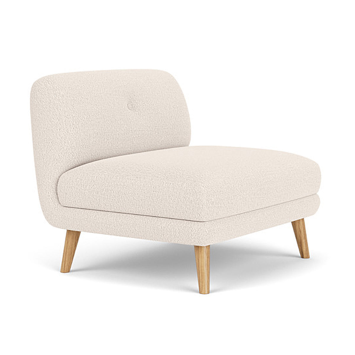 Alfred Boucle Modular Armless Sectional Sofa - Modern Comfort for Living Room, Lounge & Office Spaces