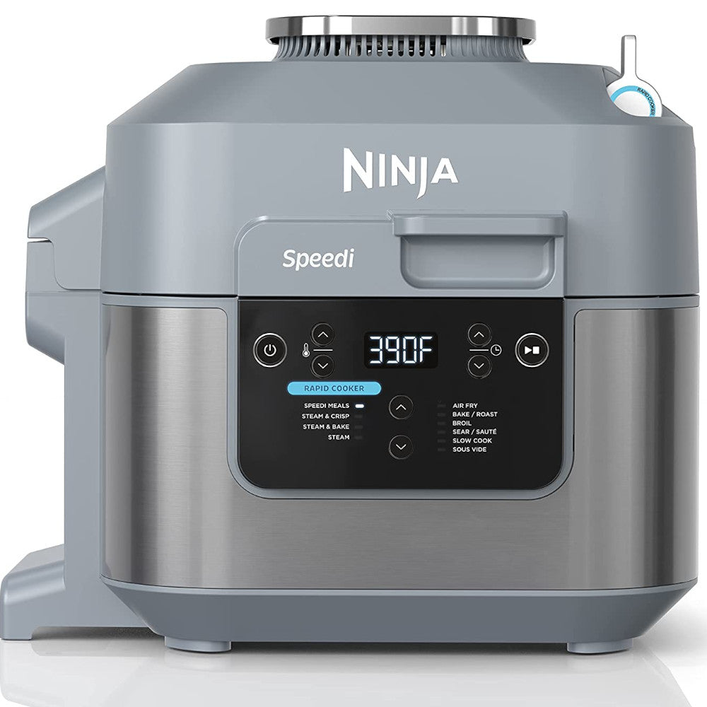 Ninja SF300C Speedi Rapid Cooker & Air Fryer - Certified Refurbished with Home Essentials Warranty - Perfect for Quick Meals, Healthy Air Frying & Family Cooking