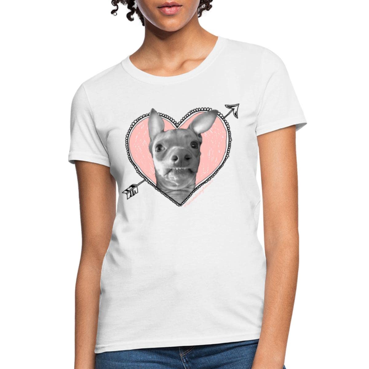 Spreadshirt 'Tuna Melts My Heart' Women's T-Shirt - Cute Fish Lover Graphic Tee for Casual Wear & Cat Lovers