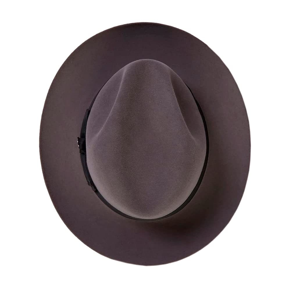 Stetson Men's Temple Hat - Premium Wool Felt Cowboy Hat for Western Style, Outdoor & Rodeo Events - Classic Brim Hat for Country Music Festivals & Ranch Work