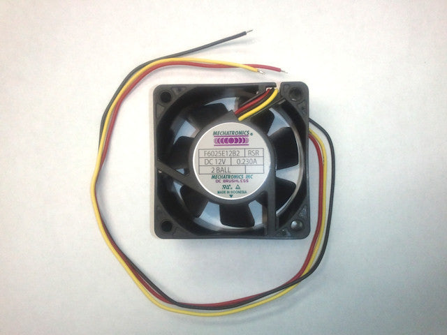 High Speed 12V DC 60x60x25mm Cooling Fan with Rotor Lock Alarm - F6025E12B2 RSR - Perfect for PC Cooling, Electronics & Industrial Equipment Ventilation