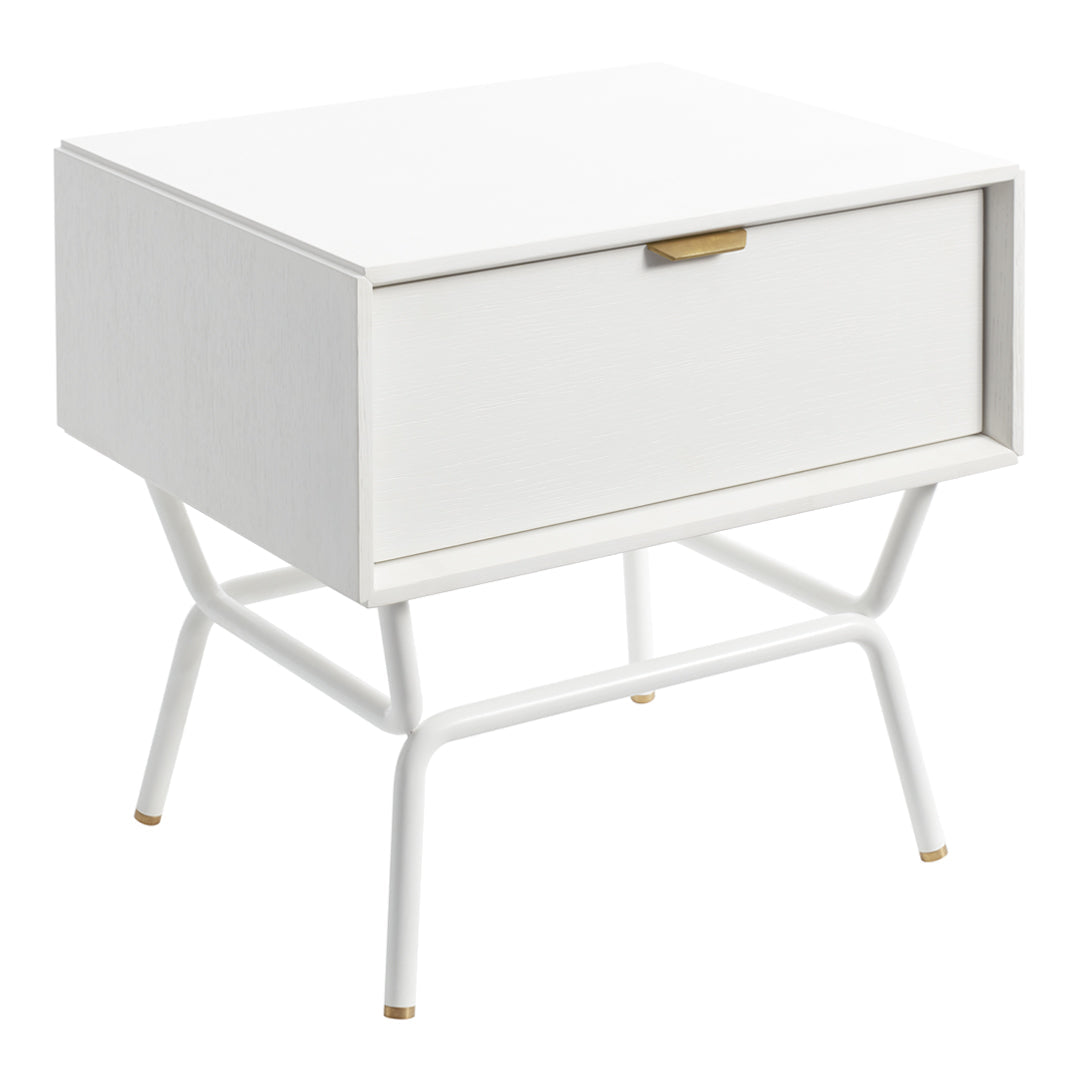 Modern Blu Dot Dang Nightstand - Minimalist Bedside Table with Storage Shelf | Perfect for Small Spaces, Bedrooms & Apartments
