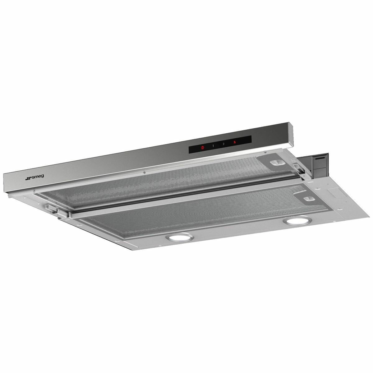 Smeg 60cm Stainless Steel Telescopic Slide-Out Range Hood STH650X - Powerful Kitchen Ventilation for Smoke & Odor Removal - Perfect for Modern Home Cooking & Grilling