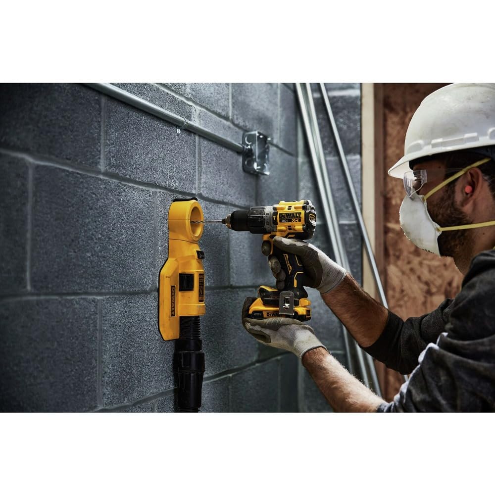 DEWALT 20V MAX Cordless Brushless Hammer Drill - 1/2 Inch Compact Drill Driver with 2-Speed Settings (DCD805B Bare Tool) - Perfect for Construction, Woodworking, and DIY Home Projects