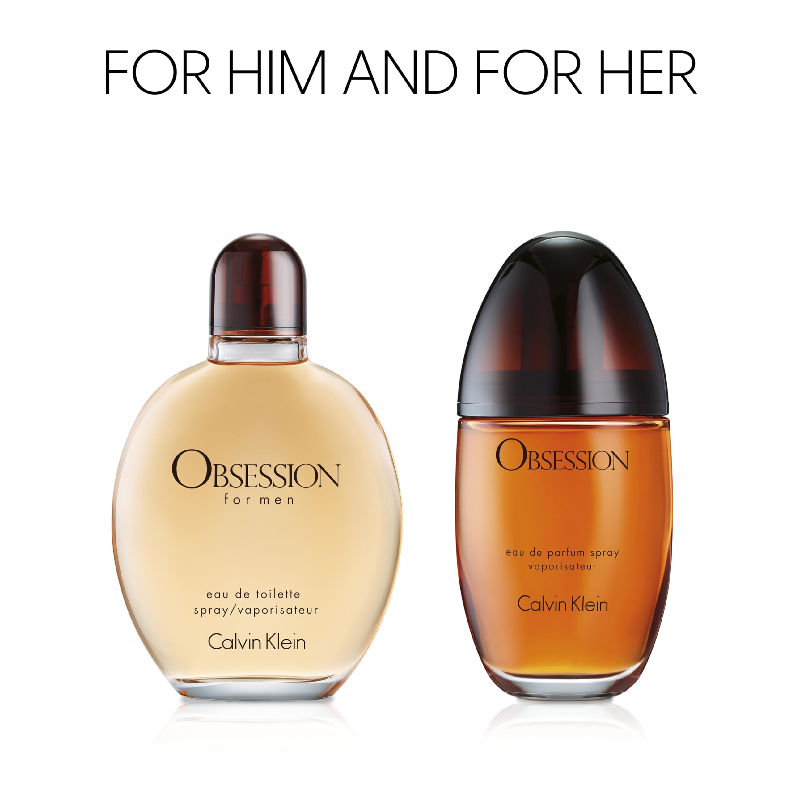 Calvin Klein Obsession for Men Eau de Toilette Spray - Amber Scented Cologne with Bergamot, Mandarin, Lavender & Musk Notes - Long Lasting Fragrance for Men - Perfect for Date Night, Office & Special Occasions