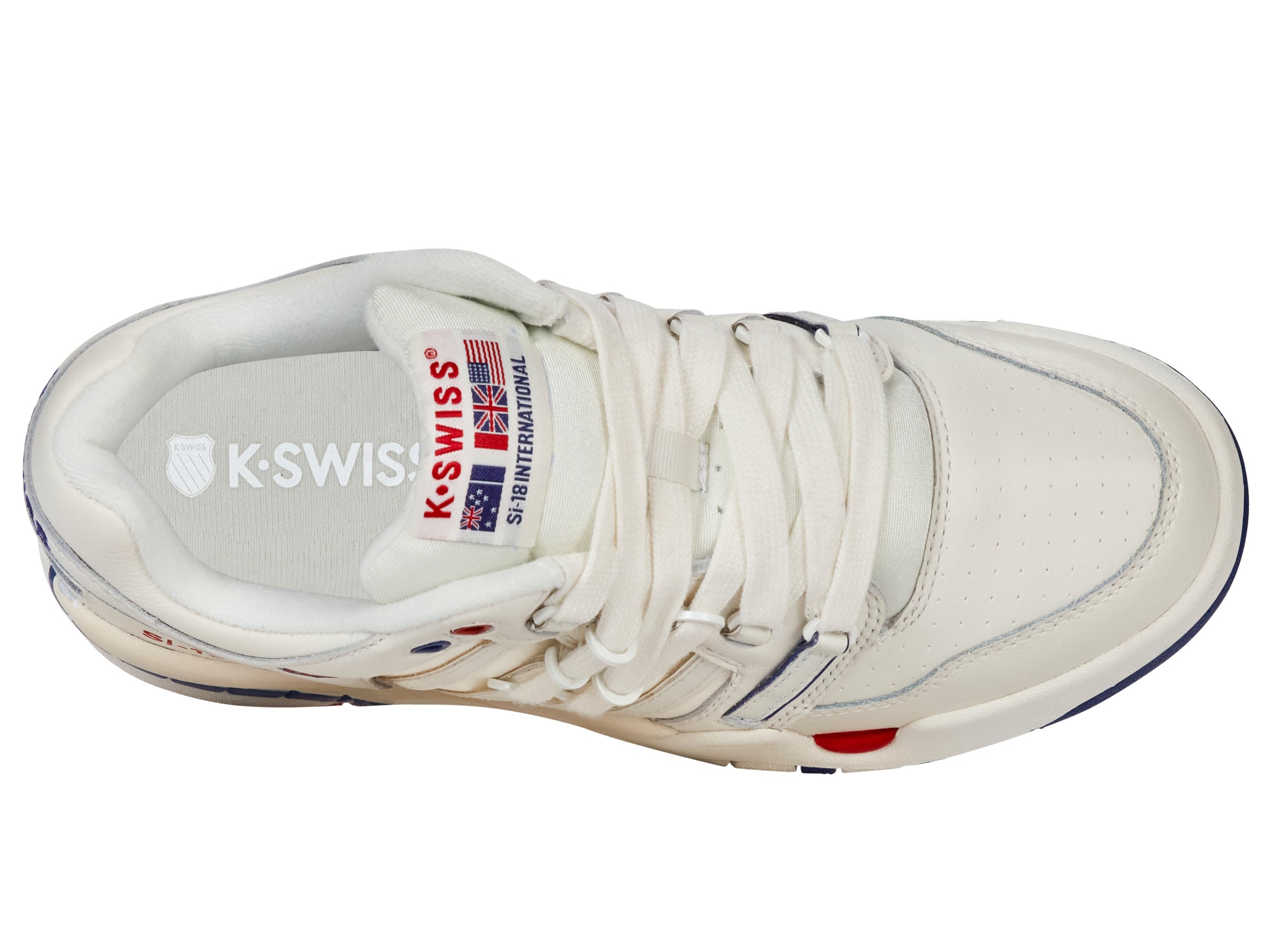 94440 124 M | SI 18 INTERNATIONAL C | BRILLIANT WHITE/CLASSIC BLUE/RED - Perfect for Sports, Casual Wear & Everyday Fashion