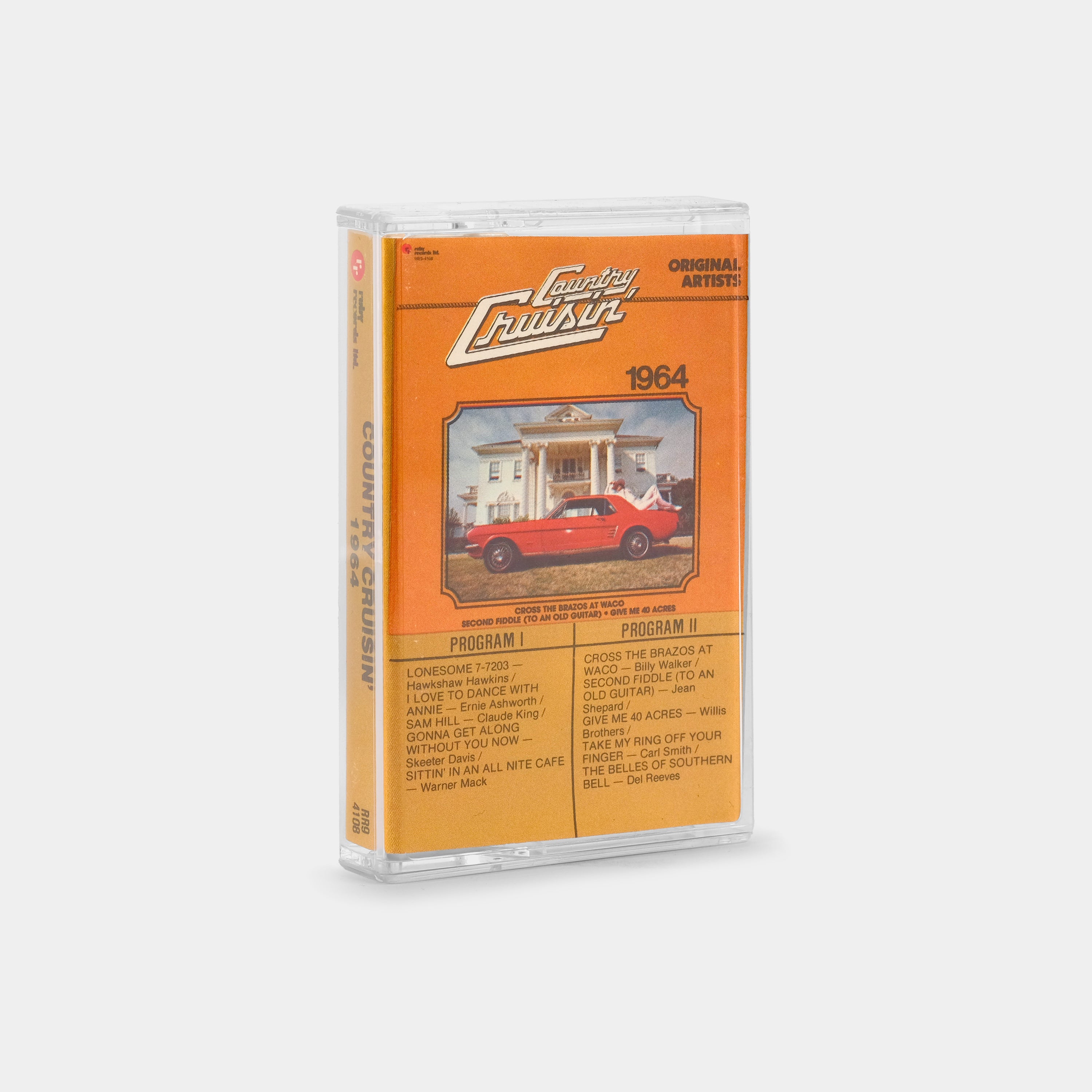 Vintage 1964 Country Cruisin' Cassette Tape - Classic Road Trip Music for Car, Home & Retro Music Collectors