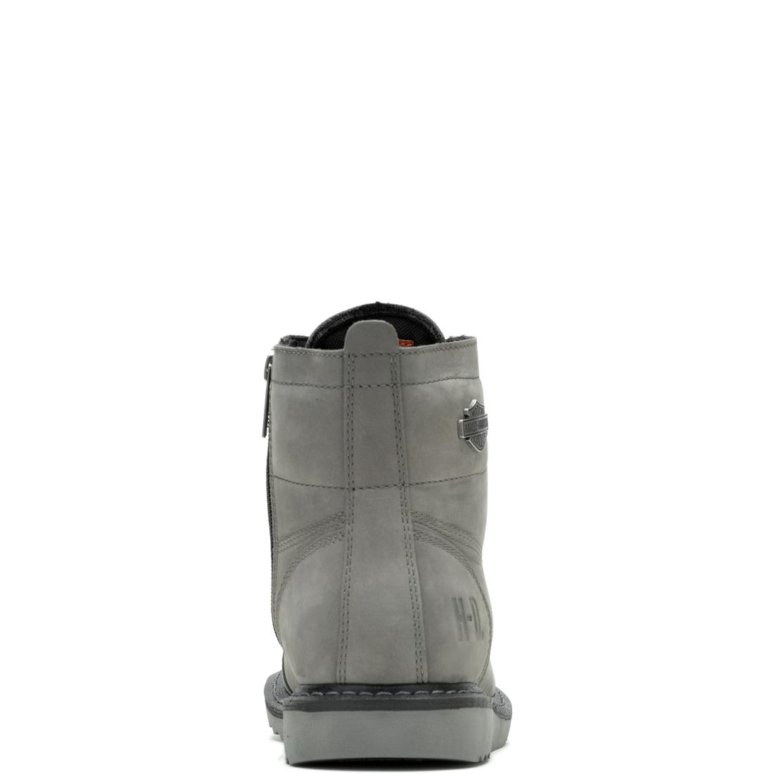 Harley Davidson Hagerman Grey D93863 Motorcycle Boots - Durable Leather Riding Boots for Men & Women - Perfect for Cruising, Touring & Long Rides