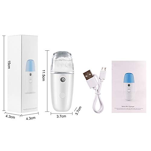 SOWUNO Nano Facial Mister - Portable Mini Skin Steamer & Moisturizing Face Sprayer for Hydration | Perfect for Travel, Home Spa & Daily Skincare Routine