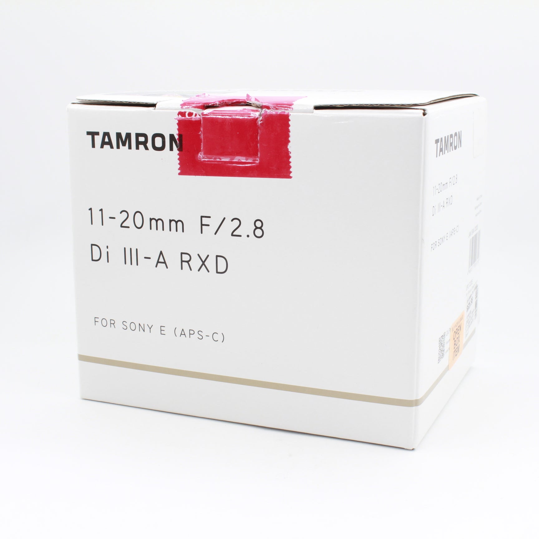 Tamron 11-20mm F/2.8 Di III-A RXD Wide Angle Zoom Lens for Sony E Mount - Like New Open Box - Perfect for Landscape, Architecture & Vlogging Photography