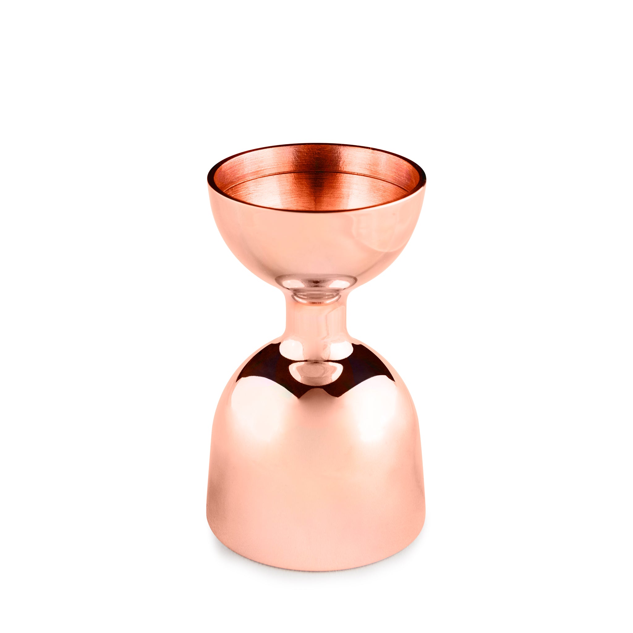 Premium Leopold Jigger - Copper Plated Cocktail Measuring Tool (25ml & 50ml) - Perfect for Home Bars & Professional Mixology