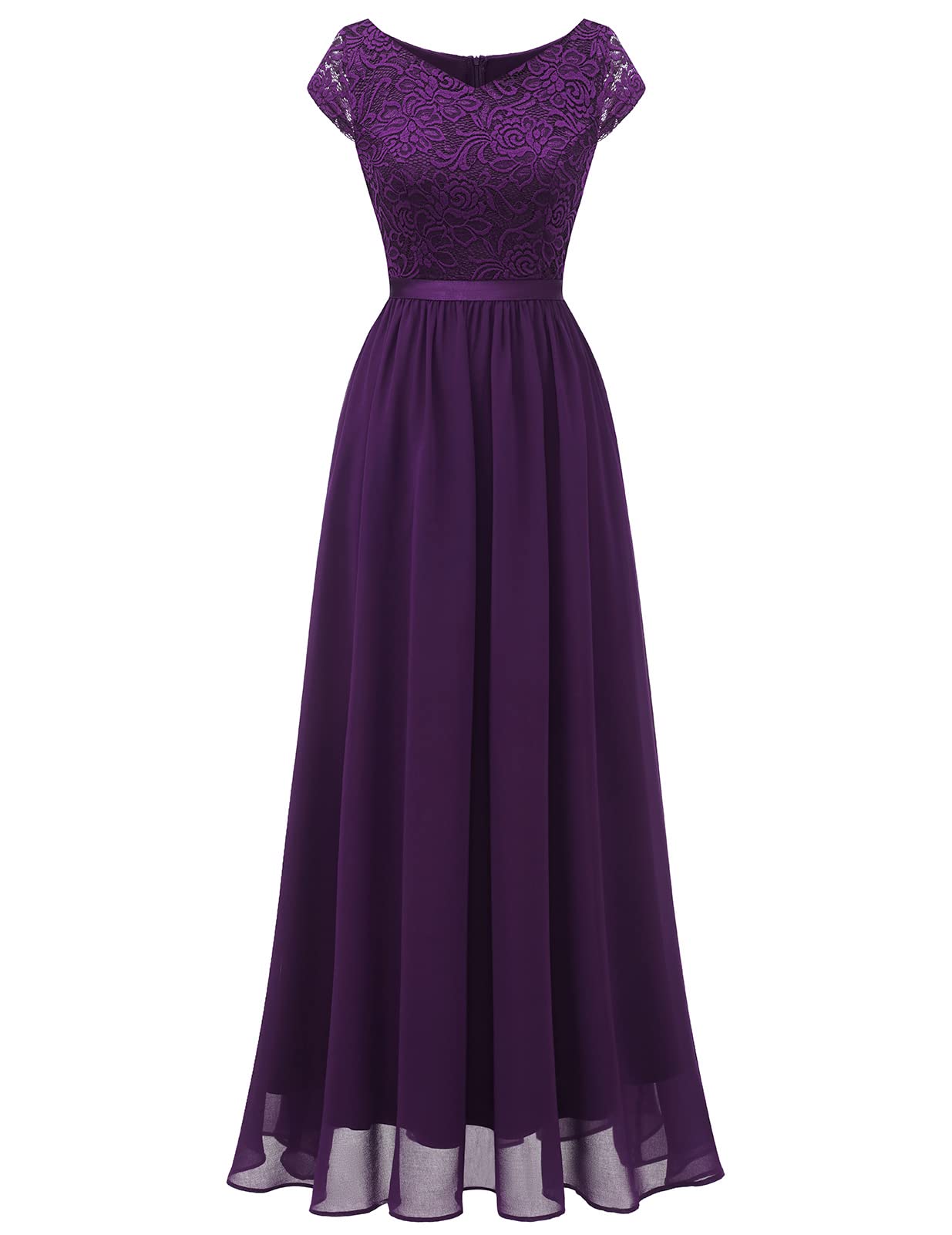Elegant Long Formal Dresses for Women 2024 | Wedding Guest & Bridesmaid Gowns | V-Neck Evening Party Dresses for Homecoming, Beach Events & Fall Occasions