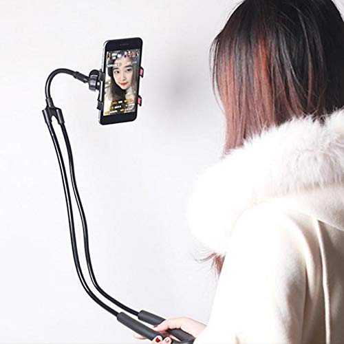 Flexible Phone Holder Stand - Long Gooseneck Lazy Neck Mount for Desk, Bed, Car & Bike - Compatible with Motorola Razr (2020) - Perfect for Hands-Free Viewing, Reading & Video Calls