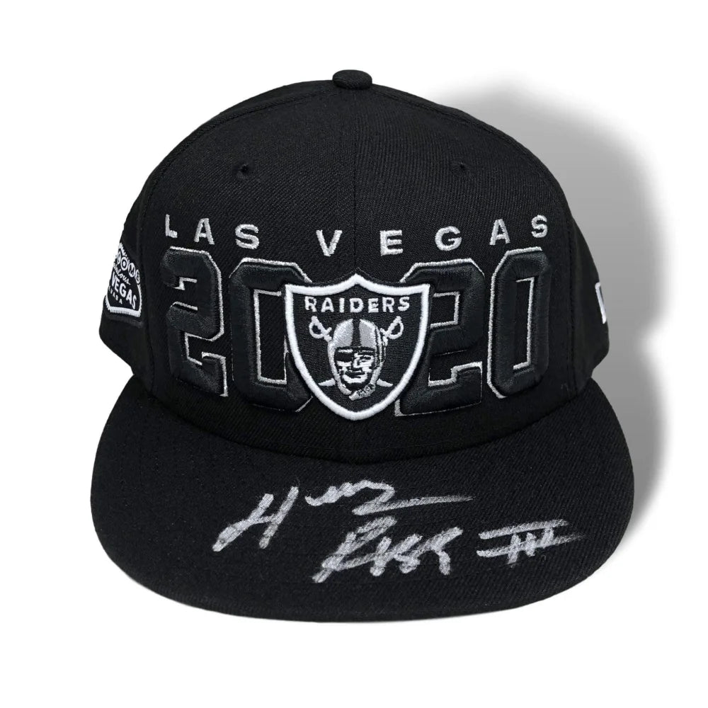 Henry Ruggs Signed 2020 Las Vegas Raiders 1st Round Draft Hat with JSA COA - Authentic NFL Football Memorabilia for Collectors and Fans - Perfect for Display in Home, Office, or Man Cave
