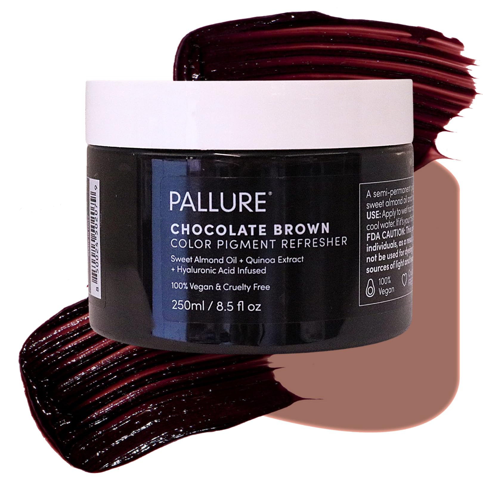 Semi-Permanent Hair Color Depositing Conditioner - Color Pigment Refresher Mask for Vibrant Brown Hair (8.5 Oz) | At-Home Hair Treatment & Salon-Quality Color Refresh