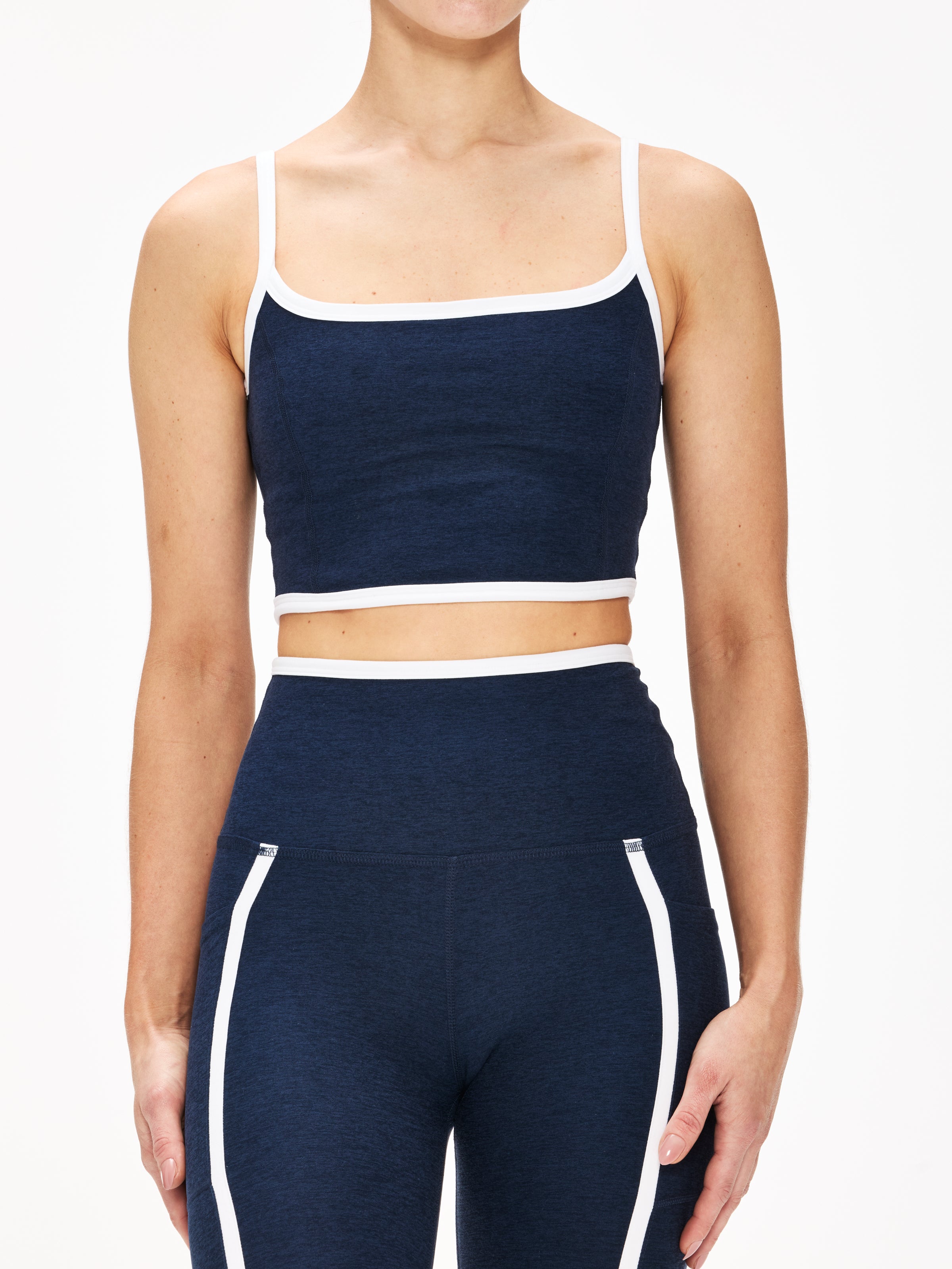 Beyond Yoga Spacedye New Moves High Cropped Tank Top - Women's Workout Shirt for Yoga, Gym & Running | Moisture-Wicking & Breathable Activewear
