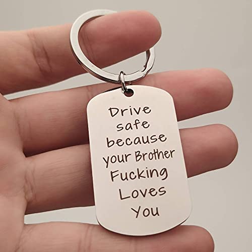 Personalized Safe Driving Keychain - Thoughtful Birthday & Christmas Gift for Women, Men, Teens, Boys & Girls - Perfect for New Drivers, Graduation, and Everyday Car Safety