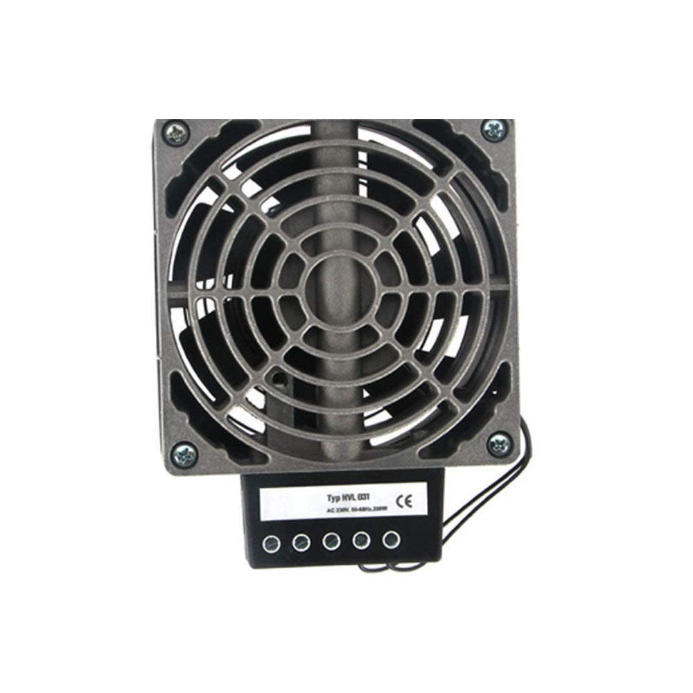 200W Industrial Electric Cabinet Heater - HVL031 Series Fan Heater for Electrical Panels & Control Cabinets - Perfect for HVAC, Manufacturing & Warehouse Equipment Protection