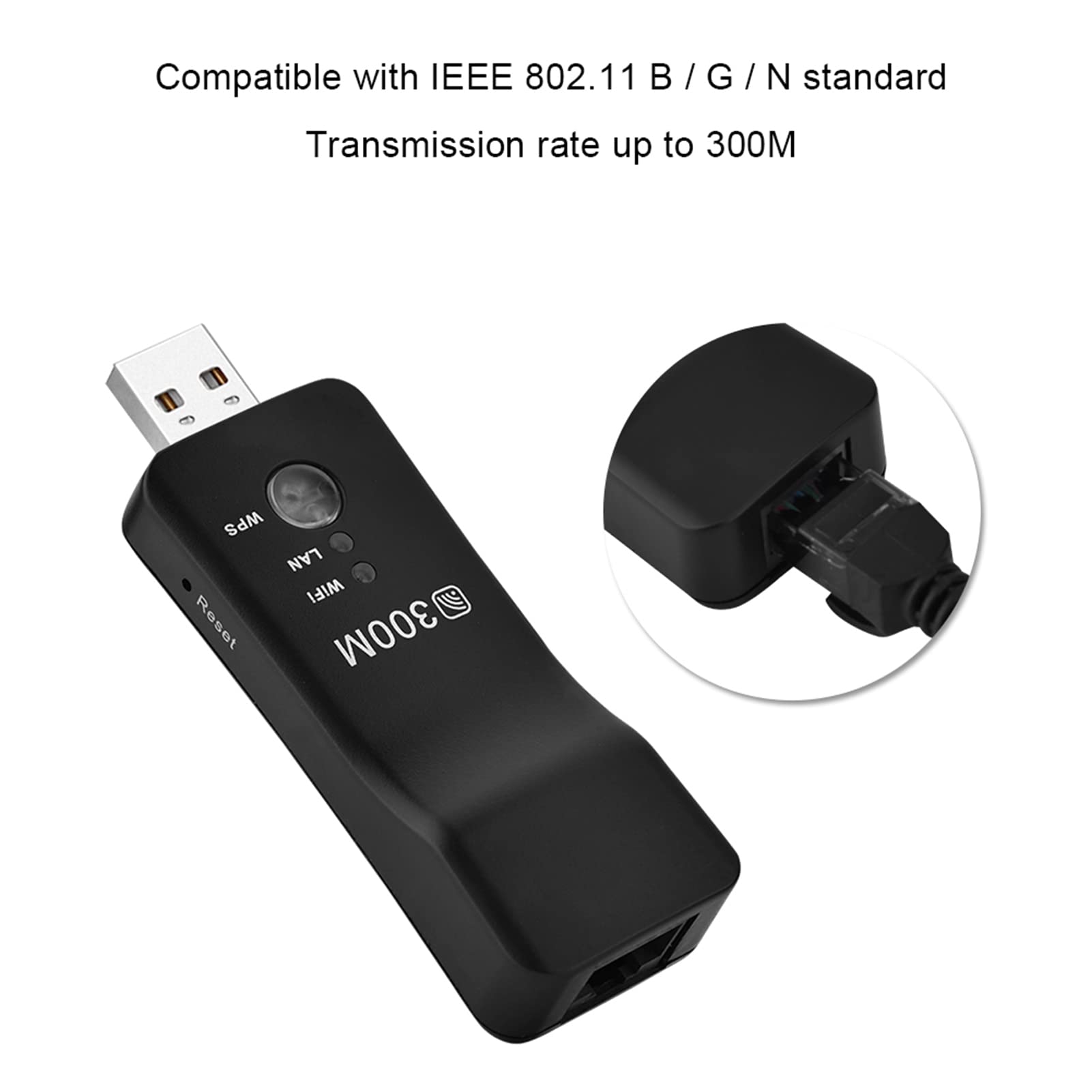 Samsung Smart TV Wireless LAN Adapter - 300Mbps Mini USB WiFi Network Adapter for Enhanced Signal & Streaming | Perfect for Netflix, Hulu, YouTube & Online Gaming