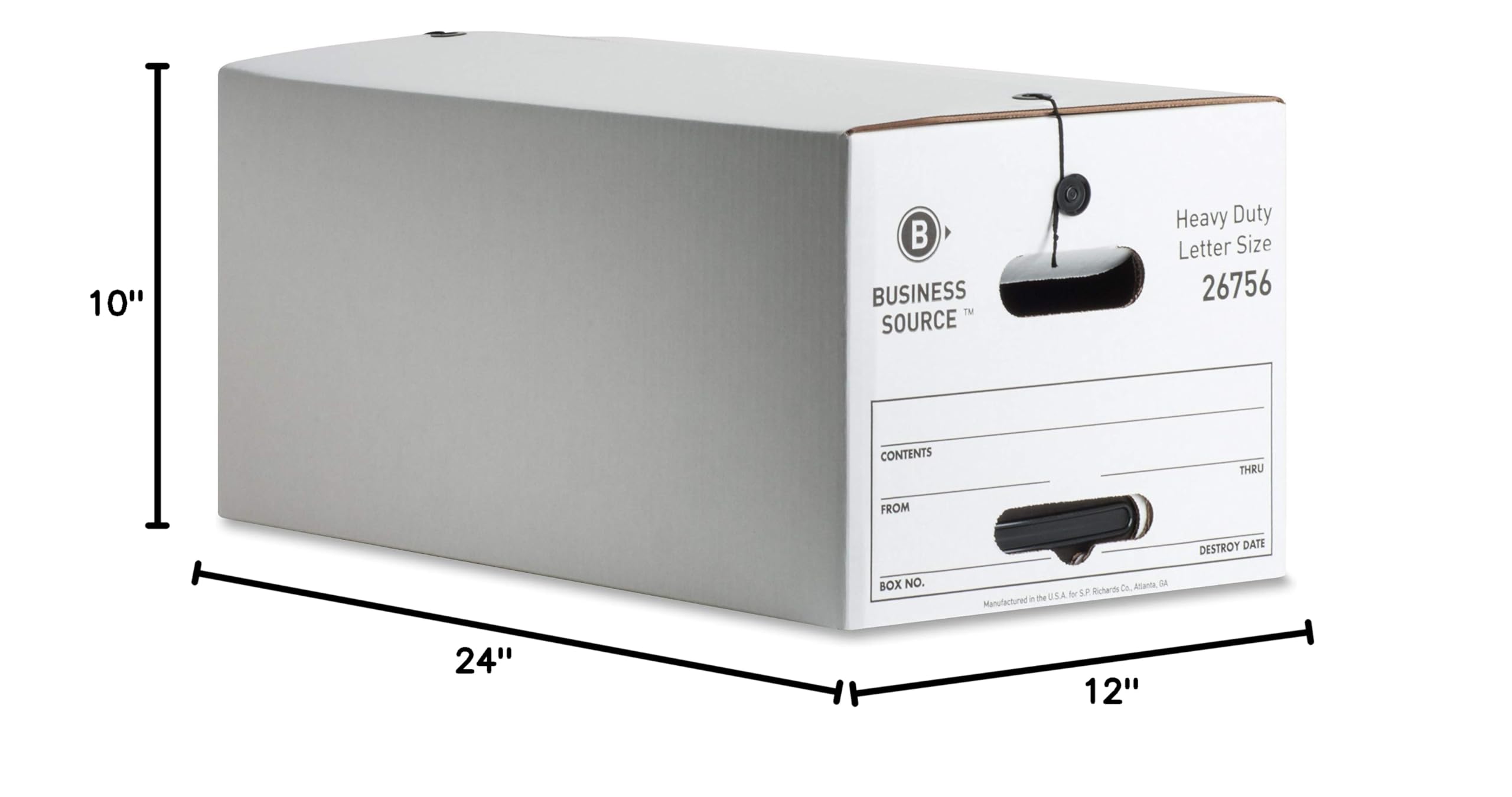 Business Source Medium-Duty String & Button Storage Box - Organize Craft Supplies, Office Accessories & Sewing Materials