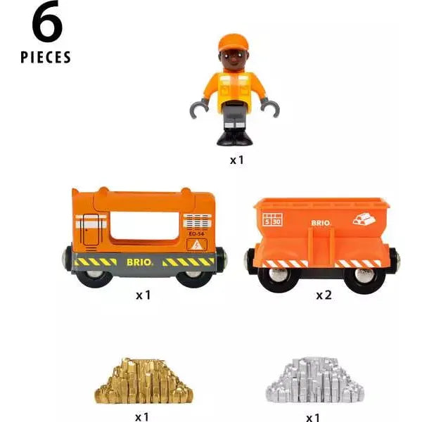 Brio Cargo Train Set - Wooden Toy Train for Kids with 30+ Pieces | Perfect for Imaginative Play, Early Learning & Toddler Development | Great Gift for Birthdays & Christmas