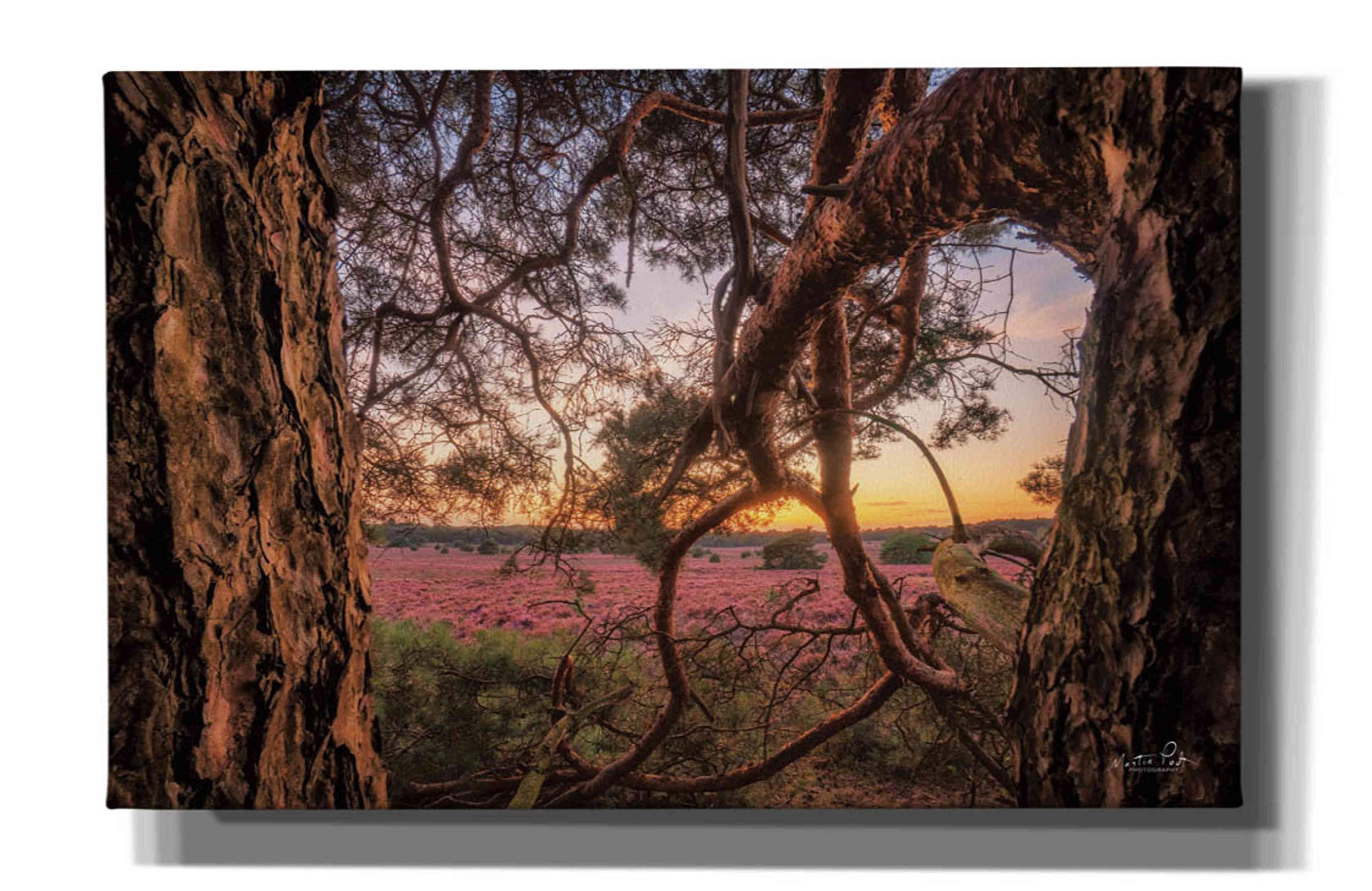 Epic Graffiti 'in Between' by Martin Podt - 40x26 Inch Canvas Wall Art Print, Modern Urban Street Art Decor for Living Room, Bedroom & Office