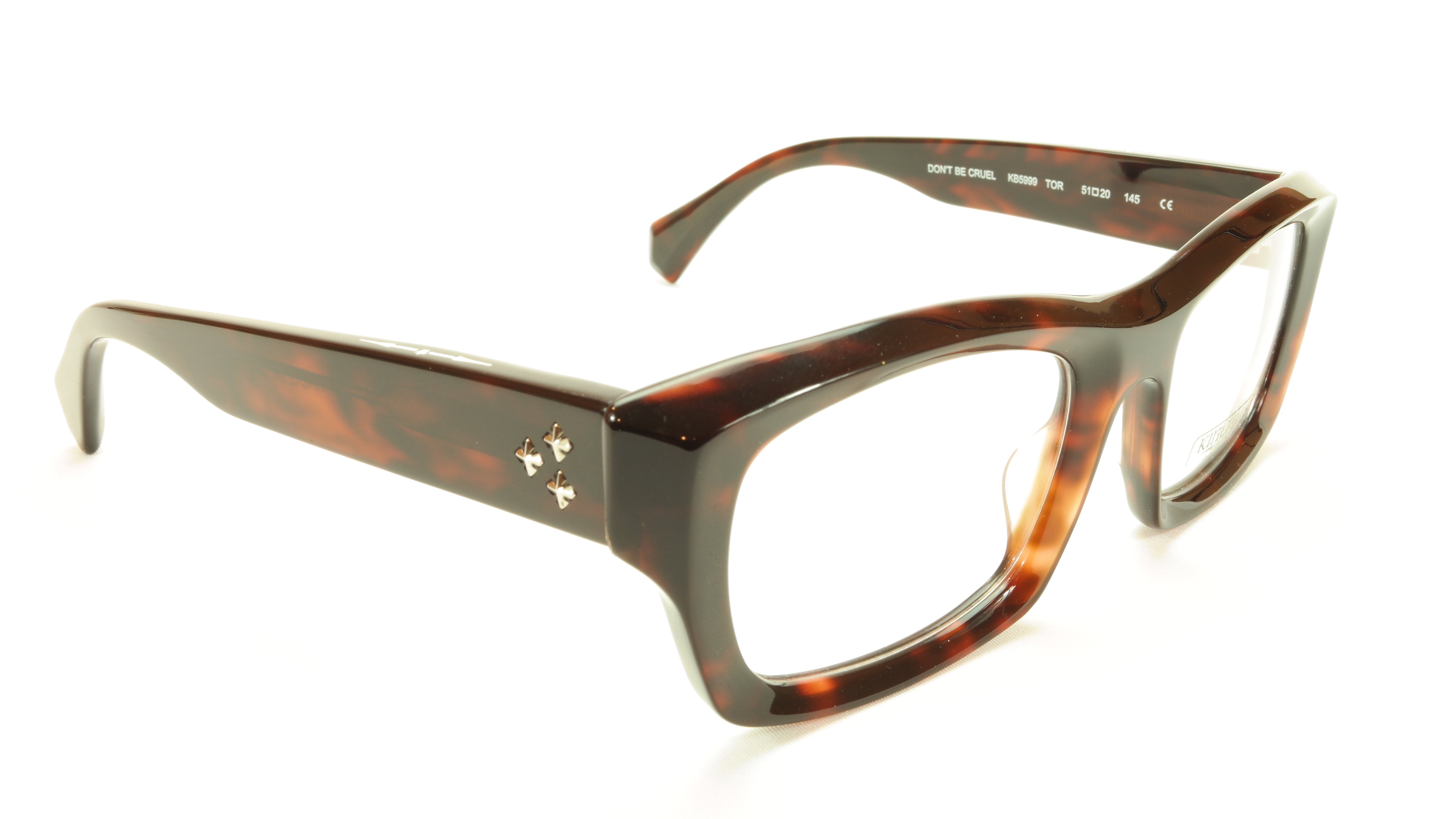 KING BABY Eyeglasses Frame KB5999 TOR Brown Tortoise Japan - Lightweight Acetate Glasses for Men & Women (51-20-145) - Perfect for Reading, Work & Fashion Accessories