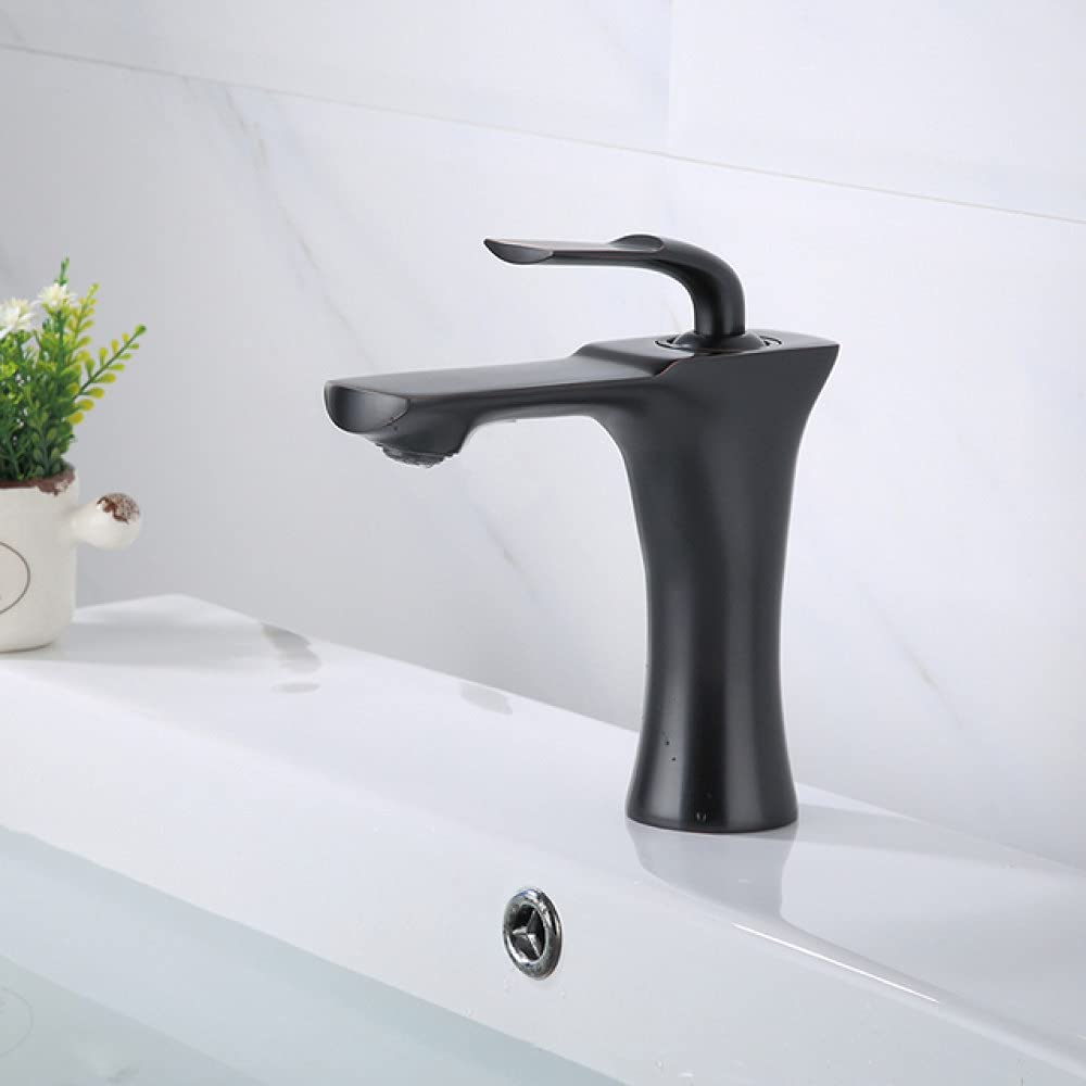 Premium Polished Chrome Bathroom Sink Faucet - Deck Mounted Hot & Cold Water Basin Mixer Tap for Lavatory - Modern Design for Home & Commercial Use (Model: SLT167) - Perfect for Bathroom Renovation & Hotel Upgrades