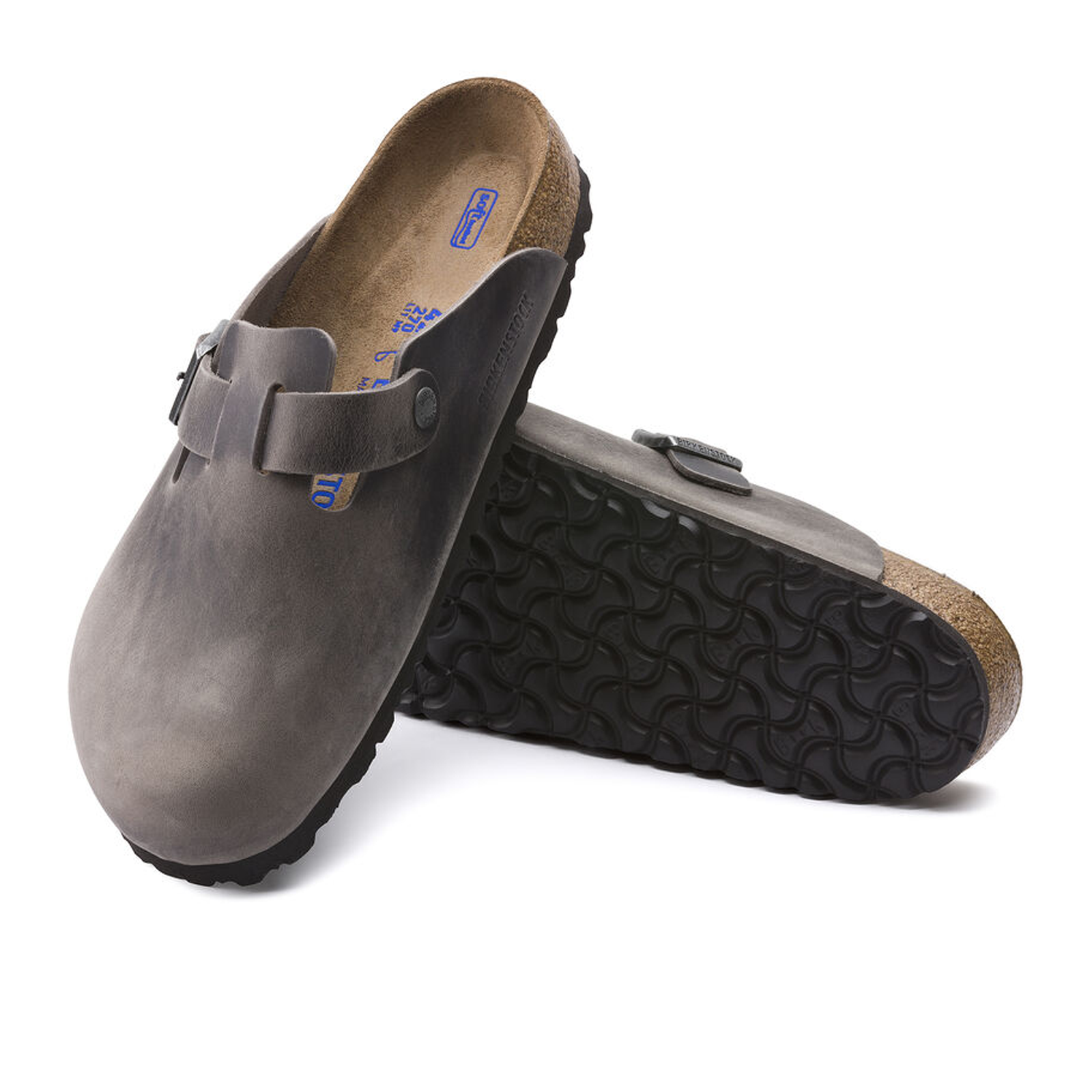 Birkenstock Boston Soft Footbed Clogs for Men & Women - Comfortable Unisex Leather Slip-On Shoes with Arch Support | Perfect for Home, Office & Casual Wear
