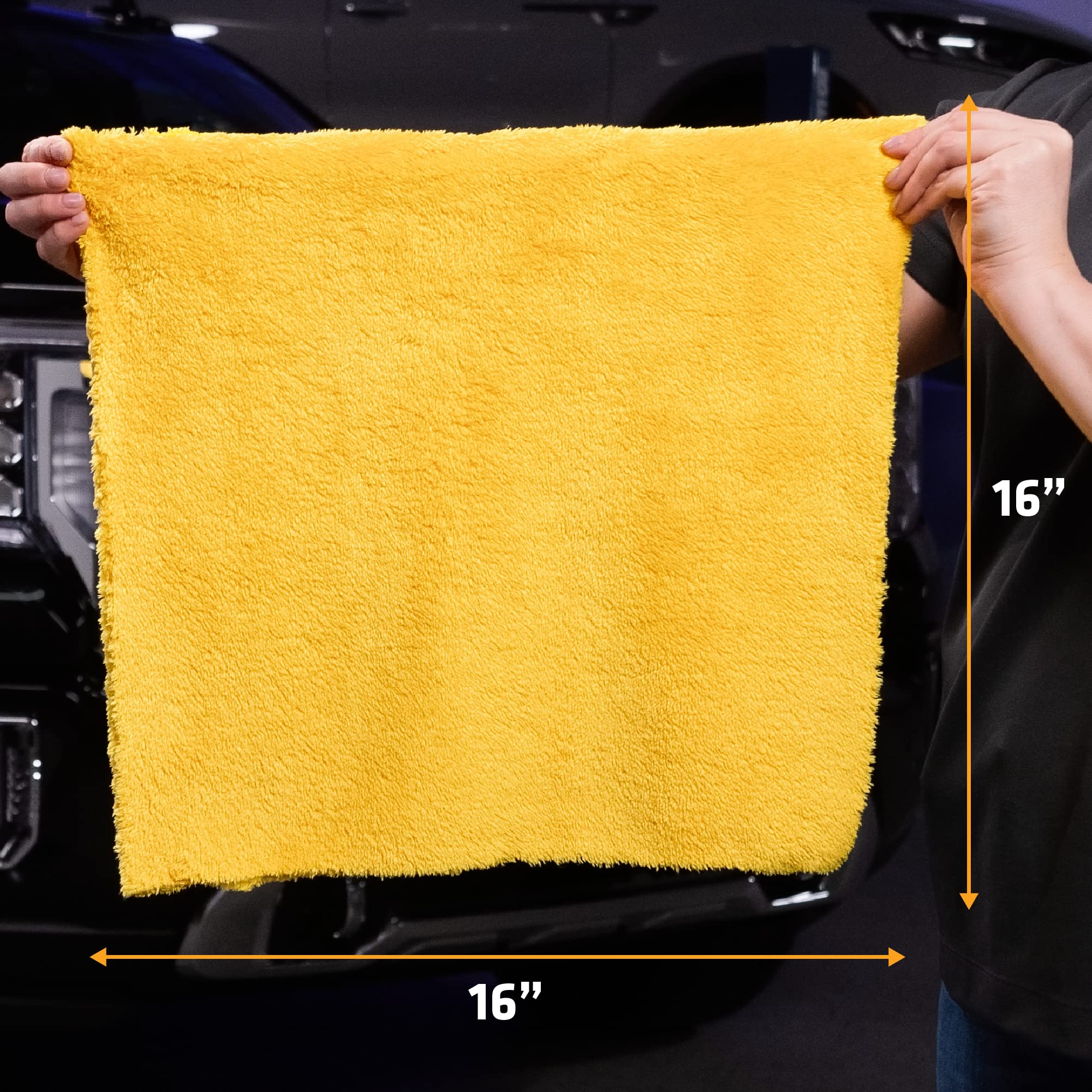 Premium VIKING Microfiber Cleaning Cloths - 6 Pack Ultra Soft 16